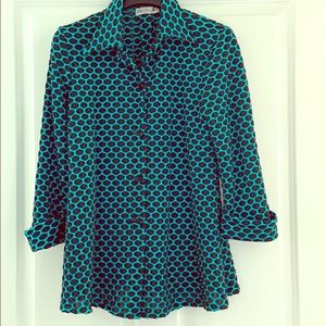 Stylish Swing jacket with ornate buttons